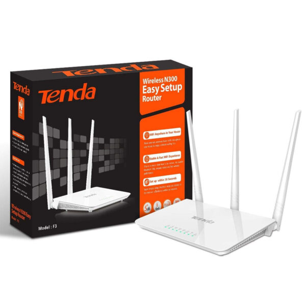 TENDA WIRELESS ROUTER F3,10/100Mbp