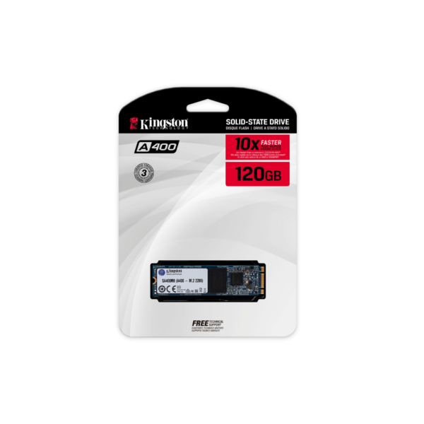 HARDDRIVE SSD 120GB M2 PCIE KINGSTON