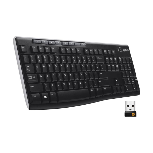 LOGITECH WIRELESS KEYBOARD K270,UNIFYING RECEIVER