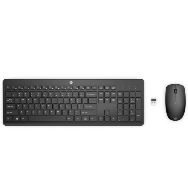 HP 235 WIRELESS KEYBOARD 7 MOUSE COMBO