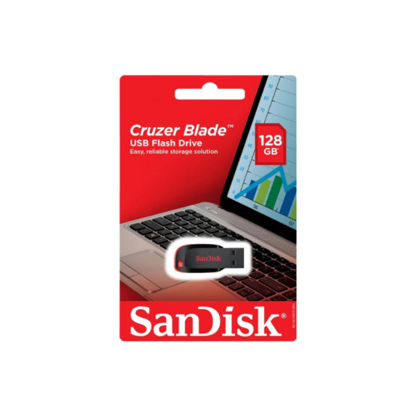 FLASH DRIVE 128GB SANDISK CRUZER BLADE