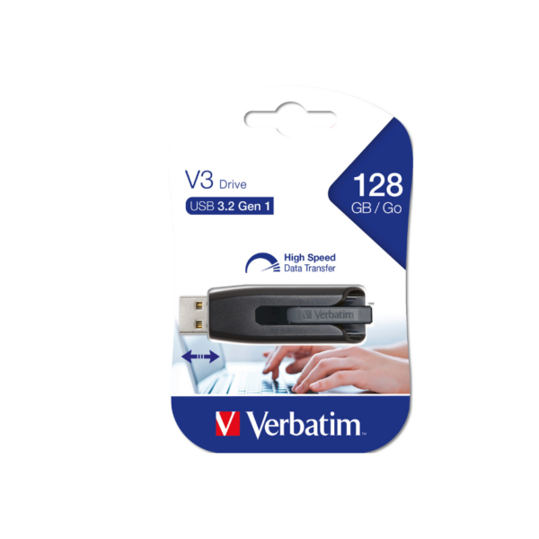 FLASH DRIVE 128GB VERBATIM V3 USB 3.2GEN1