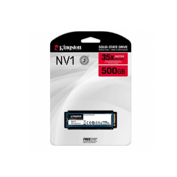 HARDDRIVE SSD500GB,M2 PCIE,NV1 KINGSTON