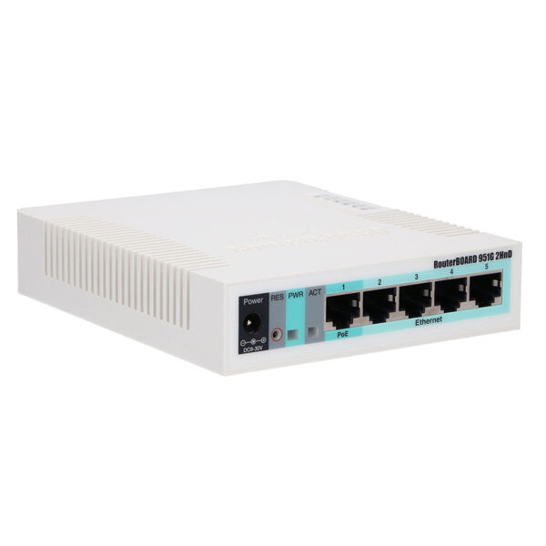 MIKROTIK ROUTERBOARD 951G 2HND,32MB 5XGE,2.4GHZ